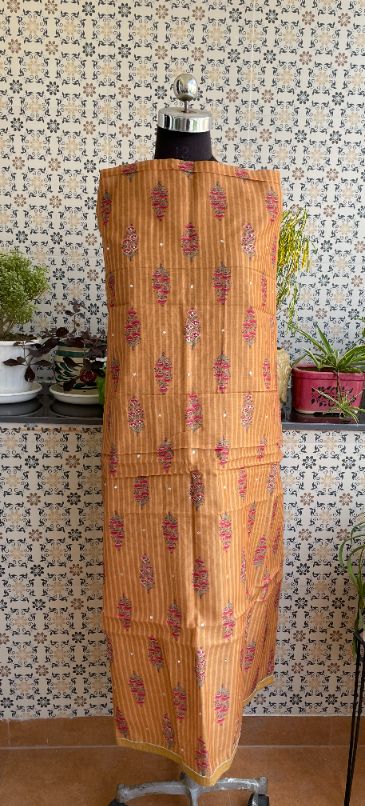 Chanderi Silk / Cotton Dress Material-RSASCHOCT761327 – Weavesmart