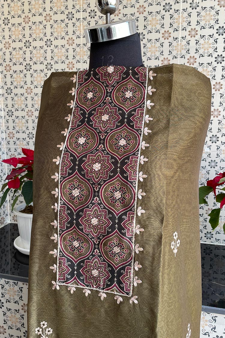 Check Out Our Chic Gulmohar Chanderi Suit Set - Gillori